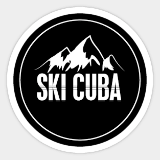 Ski Cuba Sticker